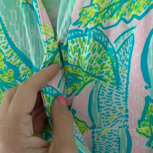 Lilly Pulitzer Karlie Wrap Romper - Picture 6 of 7